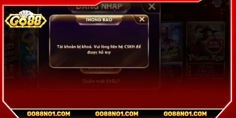 Một số nguyên nhân không thể đăng nhập GO88 và truy cập cổng game