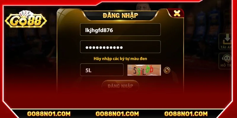 Thao tác đăng nhập GO88 được chỉ dẫn rất cụ thể, dễ hiểu